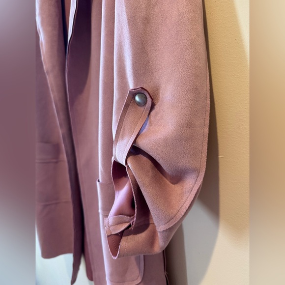 Women's Suede Pink Jacket - Picture 2 of 6